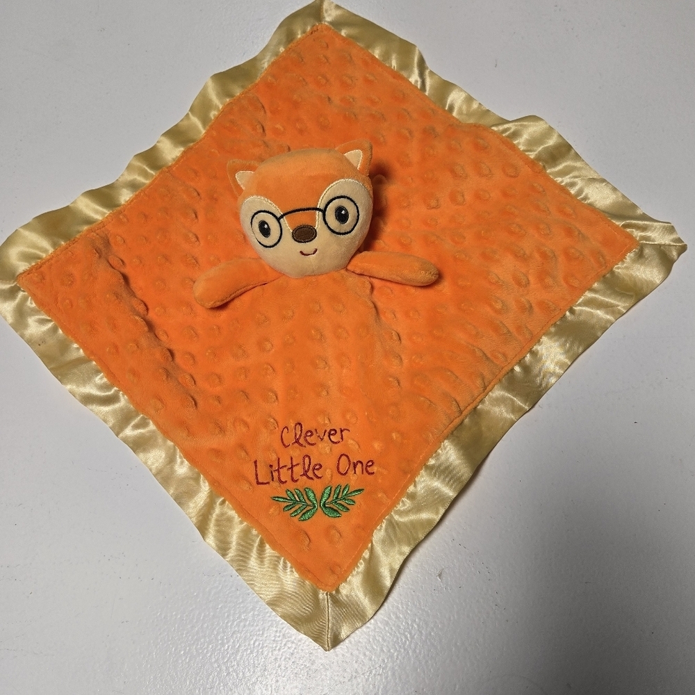 Baby Starters Fox Clever Little One Security Blanket Orange 14" Lovey